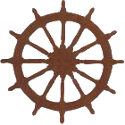 Paddle steamer wheel