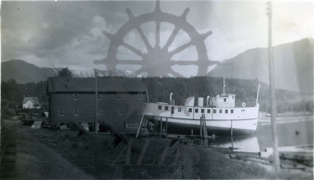 2008.012.86 Beaton up for repairs, June 1954, Nakusp | Arrow Lakes ...