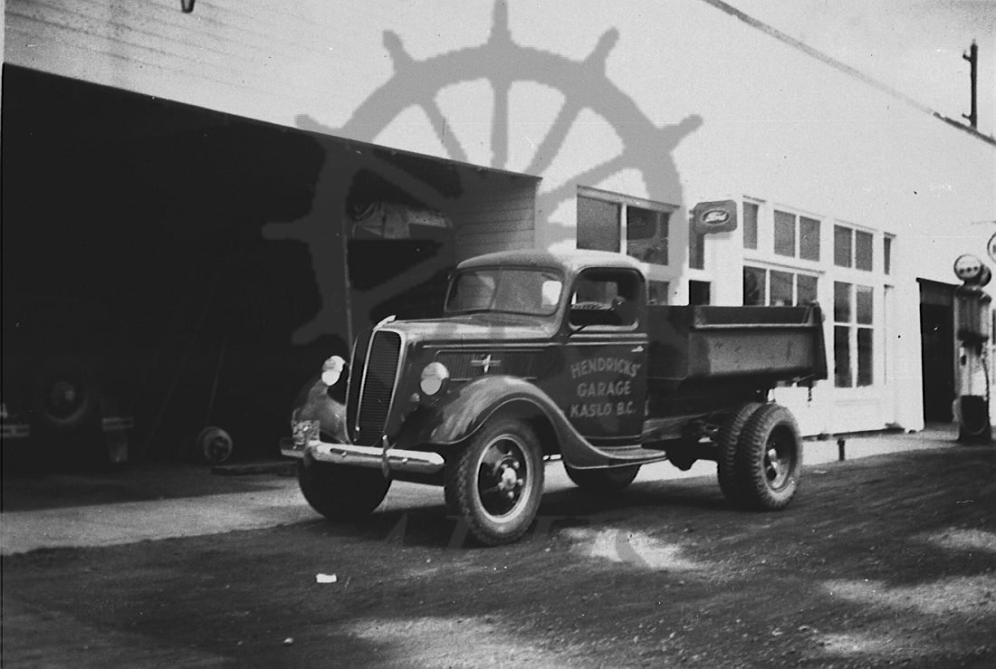 2014.003.5333 Hendricks’ truck 1938 Arrow Lakes Historical Society