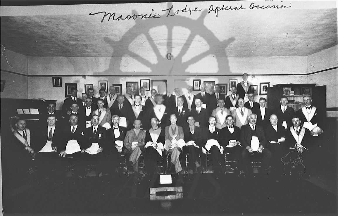 2014.003.5850 Masonic Lodge special occasion Arrow Lakes Historical