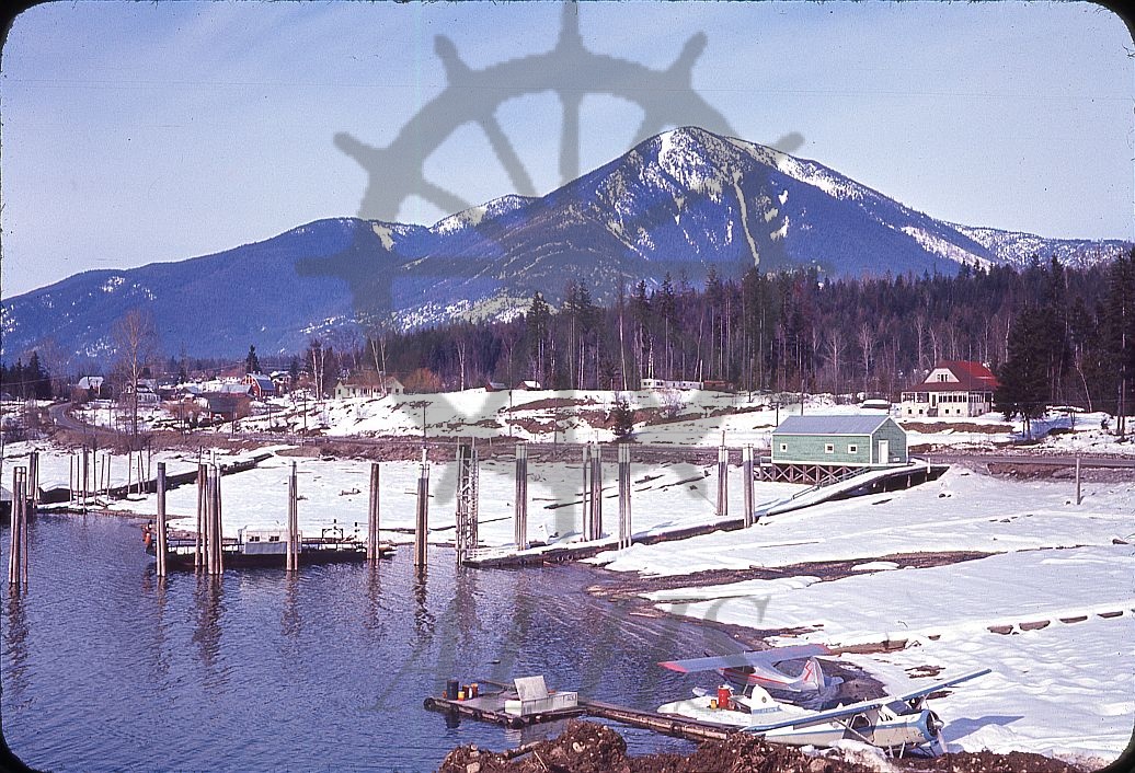 2022.009.2.55 Waterfront, Nakusp, March 1965 Arrow Lakes Historical Society