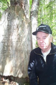 Milt Parent pictured in 2005 during an Arrow Lakes Historical Society visit to Comaplix in 2005.